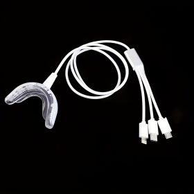 Rechargeable LED Teeth Whitening Tool - Portable, Electric & Mini Light Oral Care for a Brighter Smile! - 3 In 1 Teeth Whitening Instrument
