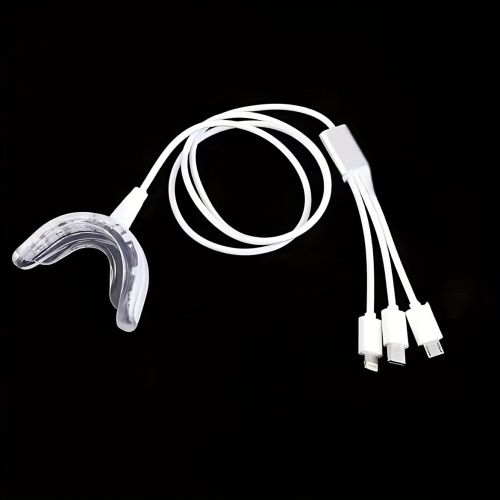Rechargeable LED Teeth Whitening Tool - Portable, Electric & Mini Light Oral Care for a Brighter Smile! - 3 In 1 Teeth Whitening Instrument
