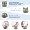 Electric Massager Handheld Full Body Percussion Massager Double Head Vibrating Body Relax - Blue