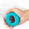 40-80LB Strength Hand Grip Ring; Muscle Power Training Silicone Ring; Fitness Body Building Carpal Expander Training Finger Ring - Rose Red-30-40BL