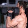 1 Pairs Unisex Weightlifting Training Gloves Fitness Sports Body Building Gymnastics Gym Hand Wrist Palm Protector Gloves - Red - XL