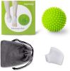 Foot Massage Roller Spiky Ball Therapy Set Massager Tool for Muscle Pain Ball - Green