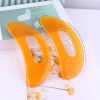 Gua Sha Massage Tool With Handle Resin Massage Tools Lymphatic Drainage Massager Body Shaping Gua Sha Tools - Orange