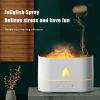NEW 250ML Simulation Flame Jellyfish Air Humidifiers Fragrance Aromatherapy Machine Essential Oil Aroma Diffuser - White