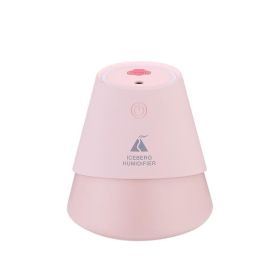 Car USB Portable Travel Desktop Iceberg Humidifier (Option: Pink-USB)