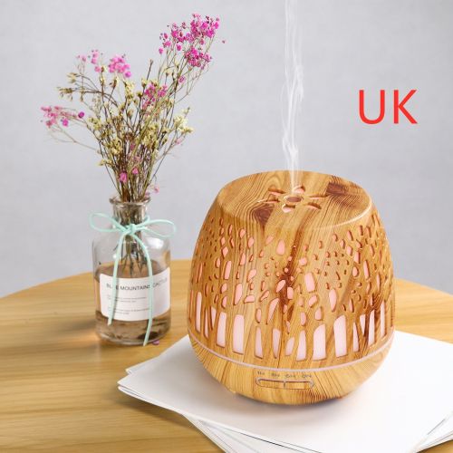 Room essential oil aroma diffuser hollow colorful ultrasonic humidifier