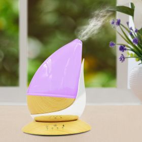 Creative Water Drop Aroma Diffuser Home Ultra-quiet (Option: Purple-EU)